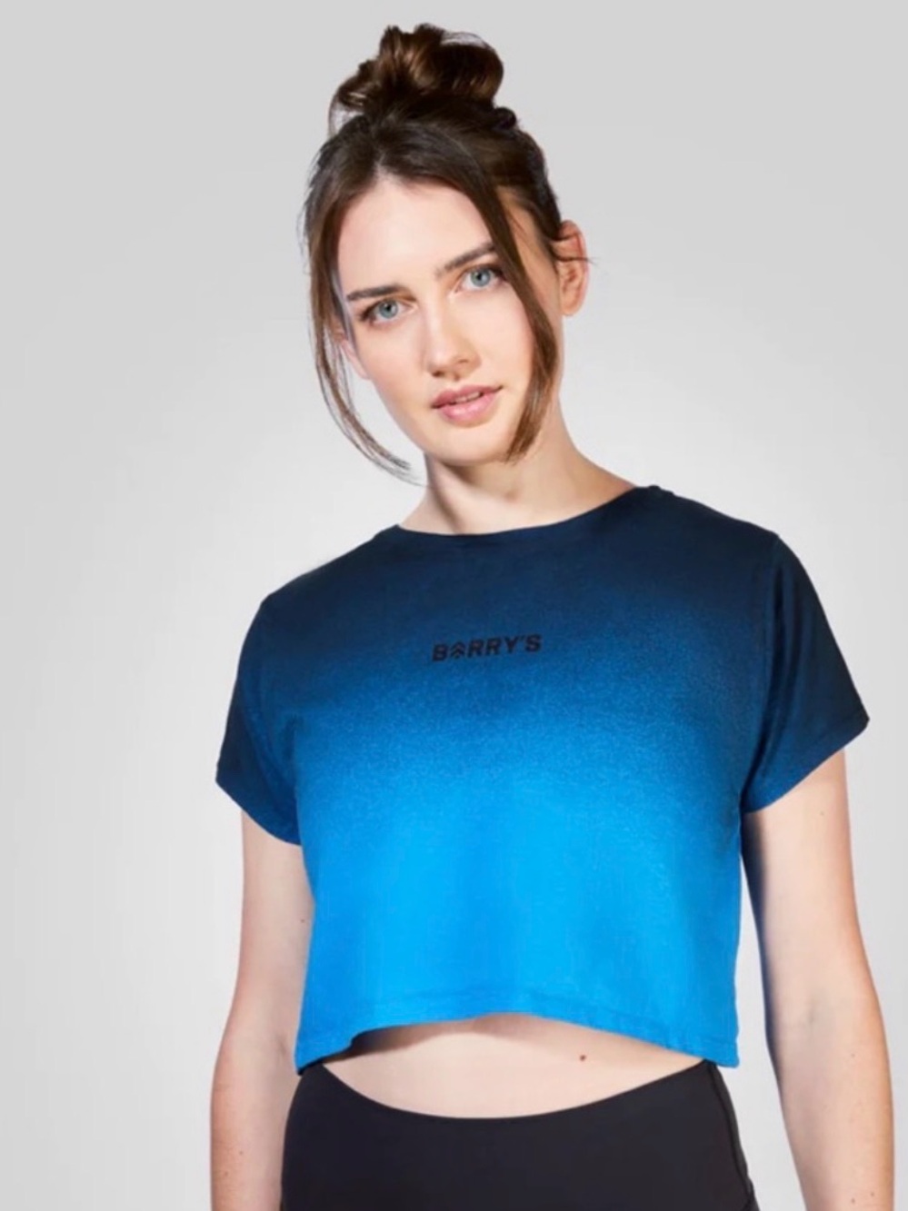 Steve & Barry's Blue Ombre Crop Tee